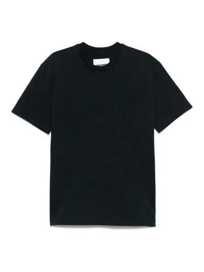 Jil Sander Blue Cotton Jersey Crewneck T-shirt