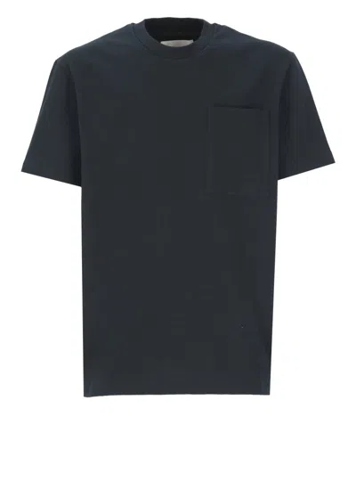Jil Sander Blue Cotton T-shirt