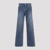Jil Sander Canard Blue Cotton Trouser 18 Denim Jeans In Blue
