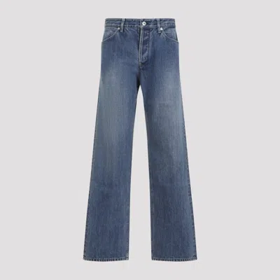 Jil Sander Blue Cotton Trouser 18 Denim Jeans