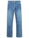 Jil Sander Faded Straight Jeans In Blue