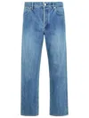 Jil Sander Faded Straight Jeans In Blue