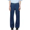 Jil Sander Button-fastening Jeans In Blue
