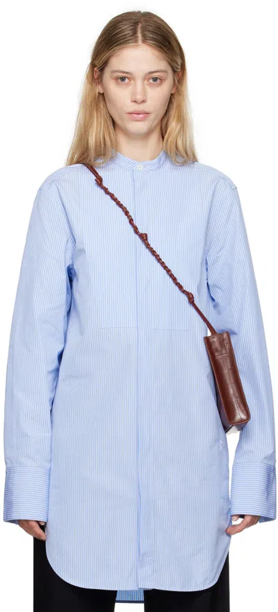 Jil Sander Blue Saturday Shirt In 471 Blue Sky
