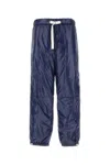 Jil Sander Elasticated Drawstring Waist Pants In Blue