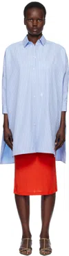 Jil Sander Blue Sunday Shirt In 471 Blue Sky