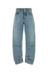 Jil Sander Structured Jeans In Blue