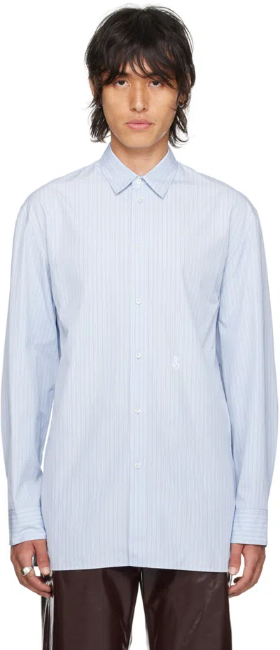 Jil Sander Blue Thursday Shirt In 491 Transparent Sky