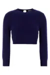 Jil Sander Blue Wool Blend Sweater In Blue