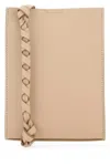 Jil Sander Man Skin Pink Leather Small Tangle Shoulder Bag In Light Pink