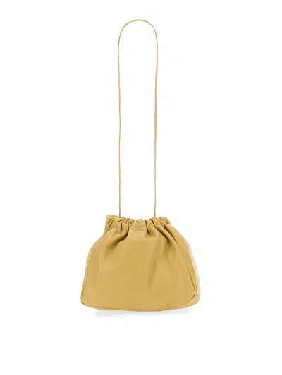 Jil Sander Small Leather Clutch Bag In Neutres
