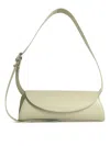 Jil Sander Small  Light Green Leather Bag In Green