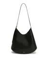 Jil Sander Crescent-shaped Shoulder Bag With Adjustable Strap In Black