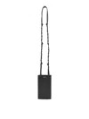 Jil Sander Logo Mobile Phone Bag In Black