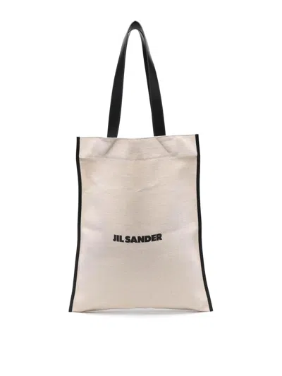 JIL SANDER LEATHER TOTE