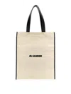 Jil Sander Medium  Shopping Bag In White