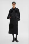 Jil Sander Bomber Floral Relieve Black In Black