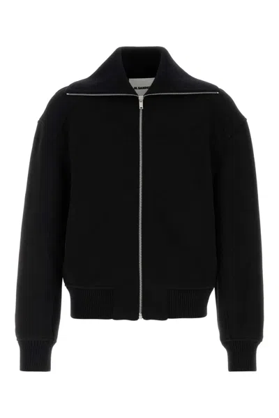 Jil Sander Bomber Jacket In Black