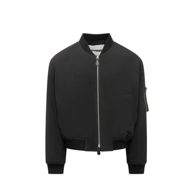 Jil Sander Bomber Jacket In Black