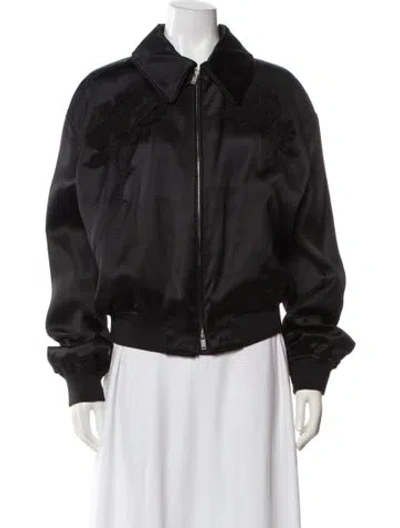 Pre-owned Jil Sander Bomber Jacket In Black