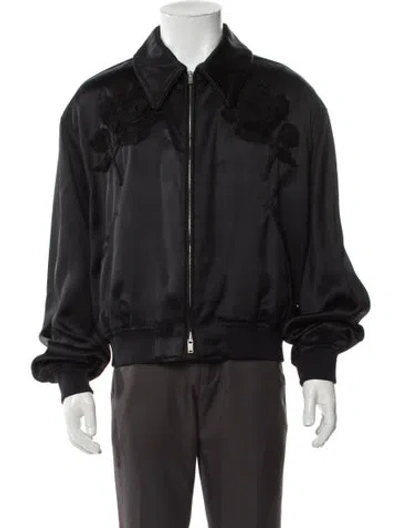 Pre-owned Jil Sander Bomber Jacket In Black