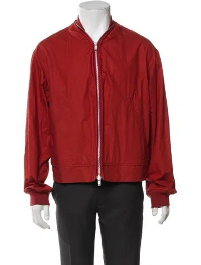 Pre-owned Jil Sander Bomber Jacket In Red