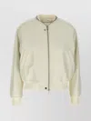 Jil Sander Bomber Jacket With Ribbed Cuffs And Hem