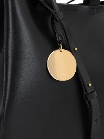 Jil Sander Bond S Tote Black Golden Logo