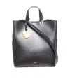 Jil Sander Bond Small Top Handle Bag In Black