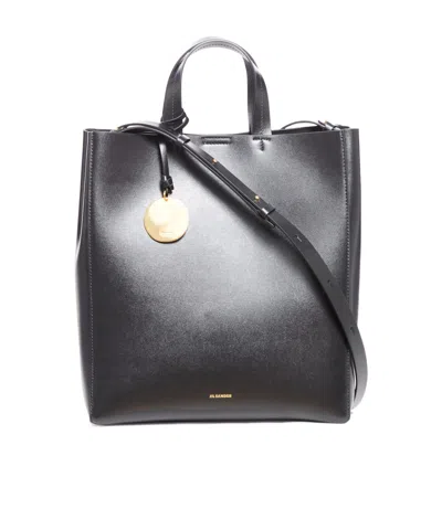 Jil Sander Bond Small Top Handle Bag In Black