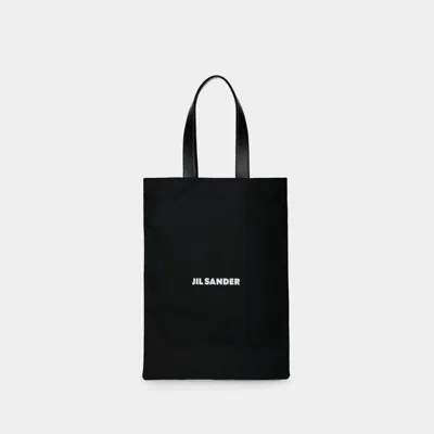 Jil Sander Book Tote Bag In Black