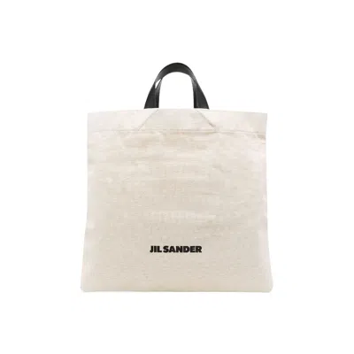 Pre-owned Jil Sander Book Tote Bag 'cream'