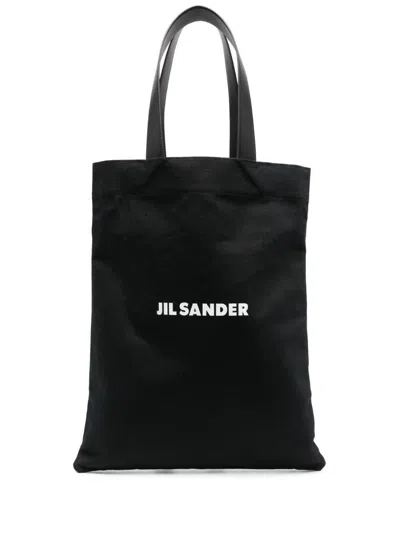 JIL SANDER JIL SANDER BOOK TOTE CANVAS SHOPPING BAG