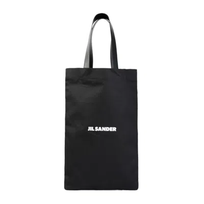 JIL SANDER JIL SANDER BOOK TOTE IN BLACK