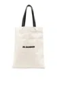 JIL SANDER BOOK TOTE LINEN SHOPPING BAG