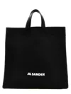 Jil Sander Book Tote Square Shopping Bag In Black