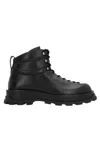 Jil Sander Leather Ankle Boots Men In Black