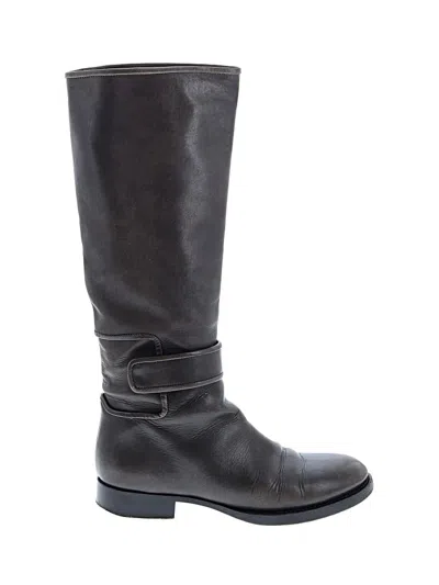 Pre-owned Jil Sander Boots In Black