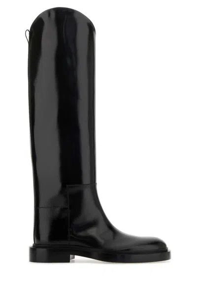 Jil Sander Boots In Black
