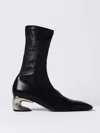 Jil Sander Leather Boot In Schwarz