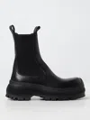 Jil Sander 35mm Leather Ankle Boots In Schwarz
