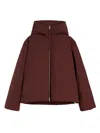 Jil Sander 06 Puffer Jackets Bordeaux In Brown
