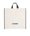 Jil Sander Man Handbag Ivory Size - Textile Fibers, Soft Leather In White