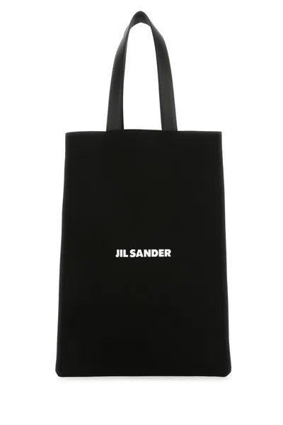 JIL SANDER BORSA SHOPPING IN TELA NERA DONNA