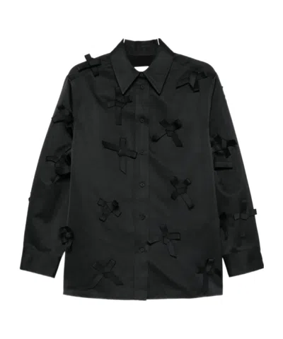 JIL SANDER JIL SANDER BOW DETAILED SHIRT