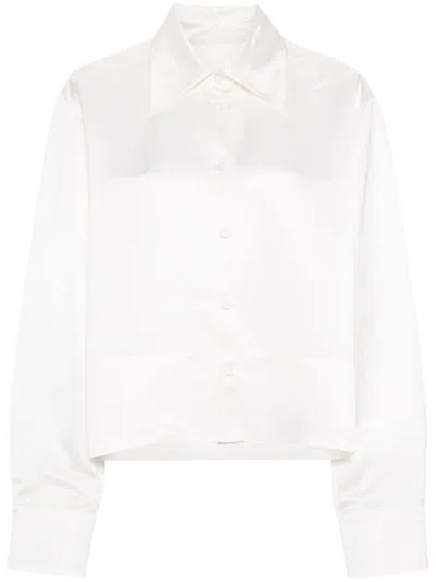 Jil Sander Box-pleat Shirt In White