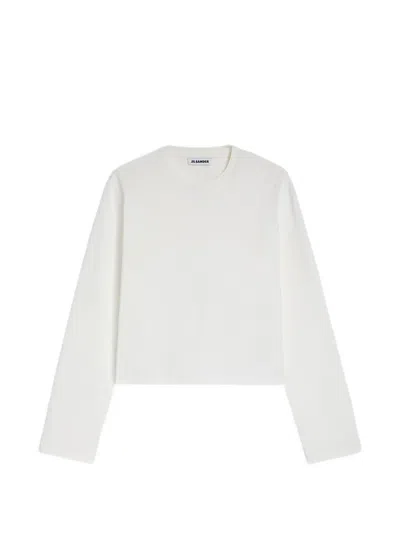 Jil Sander Boxy Long-sleeve T-shirt In White