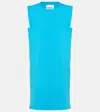 Jil Sander Boxy Minidress In Blue