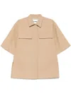 Jil Sander Boxy Shirt In Beige