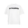 Jil Sander Logo T-shirt By . The Brand Presents A Minimalist Style That Is Appreciated Wor